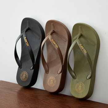 Flip-flops pentru femei, vară, noi, coreene, culoare solidă, sandale pentru casă, interior și exterior, pentru plajă, en-gros