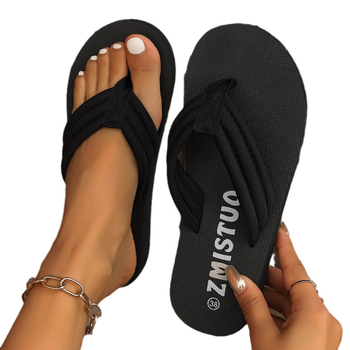 Sandale și papuci casual simple și confortabile, cu vârf gros, flip-flops, pantofi de plajă, mărime plus, vara 2024