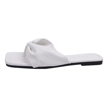 Žabky pre ženy Leto 2025 Nové exportné balerínky so štvorcovou špičkou Módne a pohodlné plážové sandále a papuče veľkej veľkosti Veľkoobchod