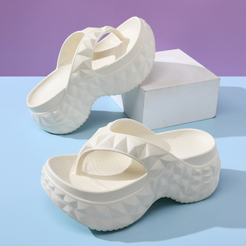 Sandale și papuci de vară pentru femei, pantofi de plajă, pantofi antiderapanți, nou-născuți, de vară, celebri, pentru Internet, Eva, cu fund gros, mărime mare