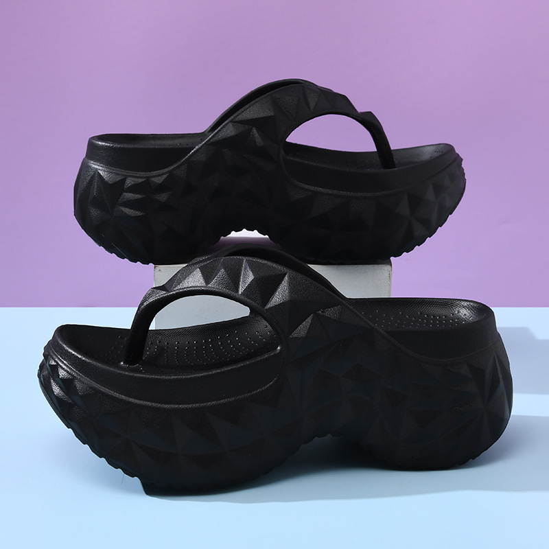 Sandale și papuci de vară pentru femei, pantofi de plajă, pantofi antiderapanți, nou-născuți, de vară, celebri, pentru Internet, Eva, cu fund gros, mărime mare