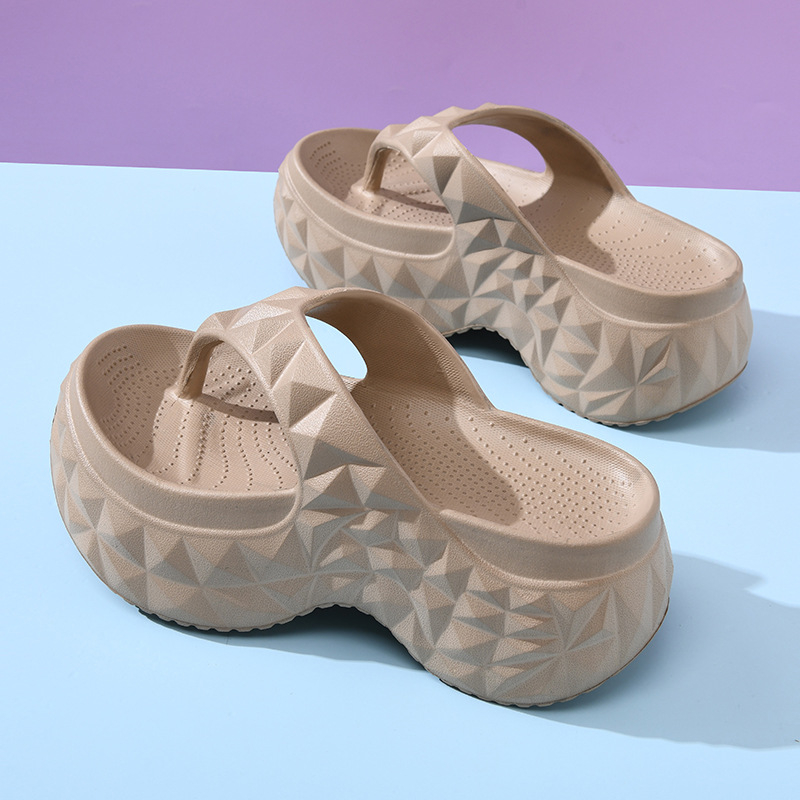Sandale și papuci de vară pentru femei, pantofi de plajă, pantofi antiderapanți, nou-născuți, de vară, celebri, pentru Internet, Eva, cu fund gros, mărime mare