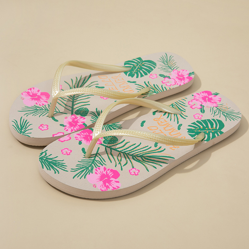 Flip-flop-uri noi preferate transfrontaliere, flip-flop-uri casual la modă, sandale și papuci pentru femei, îmbrăcăminte de exterior, flip-flop-uri pentru fete, acasă