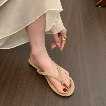 2025. aasta suvised uued lamedad sussid, elegantsed väikesed, lõhnavad, õrnad plätud, kõik sobivad, mugavad naistekingad