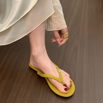 2025. aasta suvised uued lamedad sussid, elegantsed väikesed, lõhnavad, õrnad plätud, kõik sobivad, mugavad naistekingad