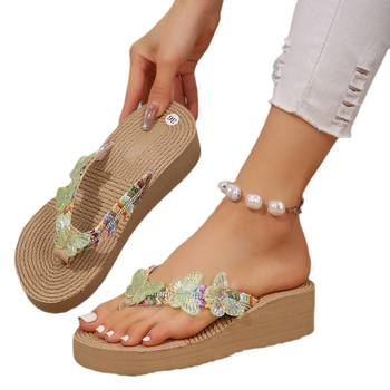 Väliskaubanduse pluss-suuruses suvised uued naiste sandaalid, pealisrõivad, plätud, kõrge kontsaga rannakingad, kiilukujulised naiste sussid, suured Congid