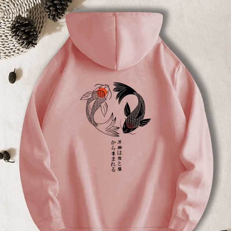 Halmintás kenguruzsebes kapucnis pulóverek, lezser hosszú ujjú kapucnis pulóverek, férfi ruházat, őszi-téli