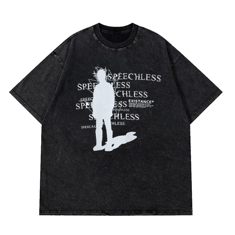 2025 tavaszi és nyári mosóvíz retro divatos márkás póló Nirvana zenekar digitális direkt befecskendezéses nyomtatással, rövid ujjú férfi kard stílusú legenda