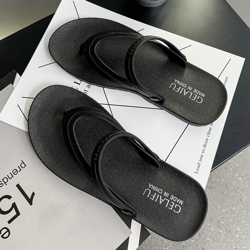 Sandale simple, flip-flops, ținute de cuplu, antiderapante, flip-flops casual pentru bărbați și femei, sandale de plajă la modă