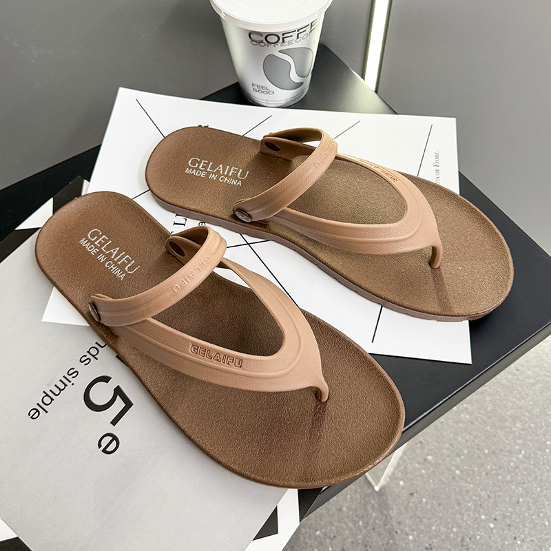 Sandale simple, flip-flops, ținute de cuplu, antiderapante, flip-flops casual pentru bărbați și femei, sandale de plajă la modă