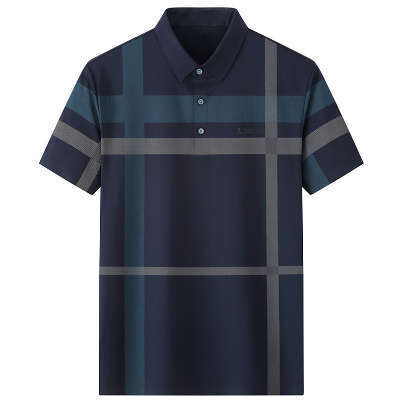 „Hunterson“ vyriški 2023 m. vasaros nauji trumpomis rankovėmis marškinėliai be pėdsakų. Vyriški dalykiniai laisvalaikio polo marškinėliai su atvartu.