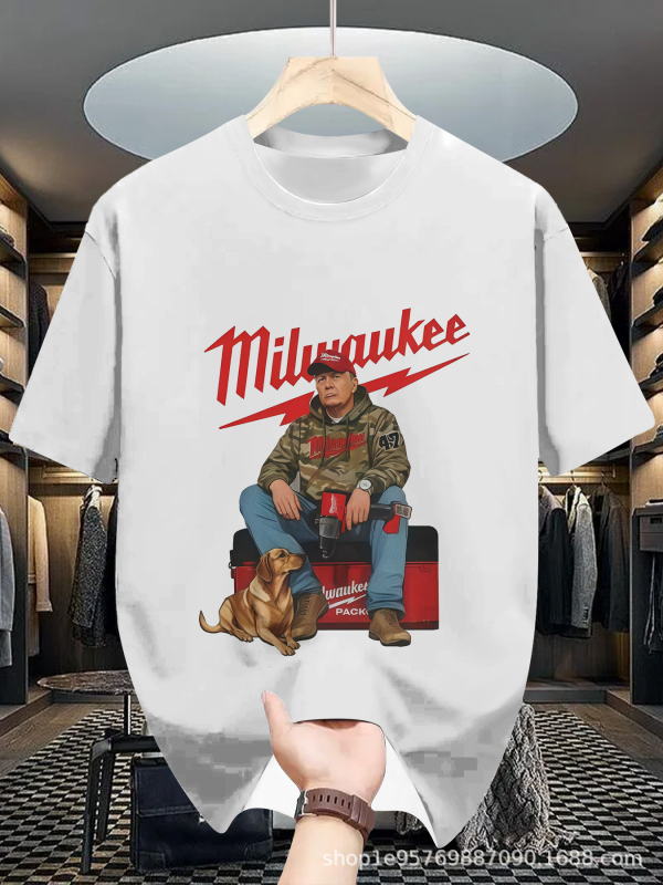 Meeste lühikeste varrukatega T-särk 2025. aasta uus suvine moodne Korea lahtise alussärgi teismelistele väliskaubanduse T-särkide riided