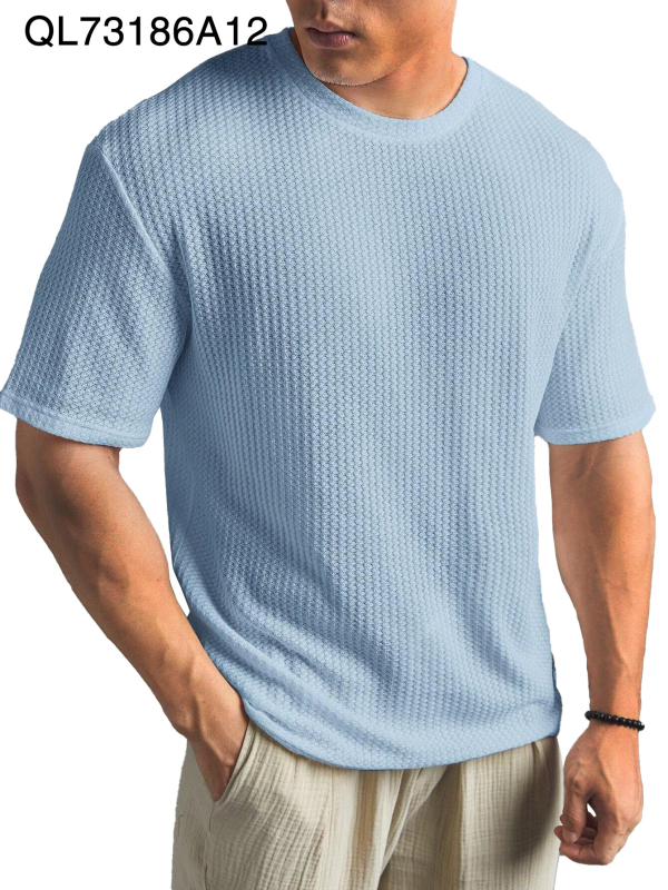 2024-es új, határokon átnyúló, plus size 1-17 mintás, férfi bő, divatos, rövid ujjú, hajtókás ing