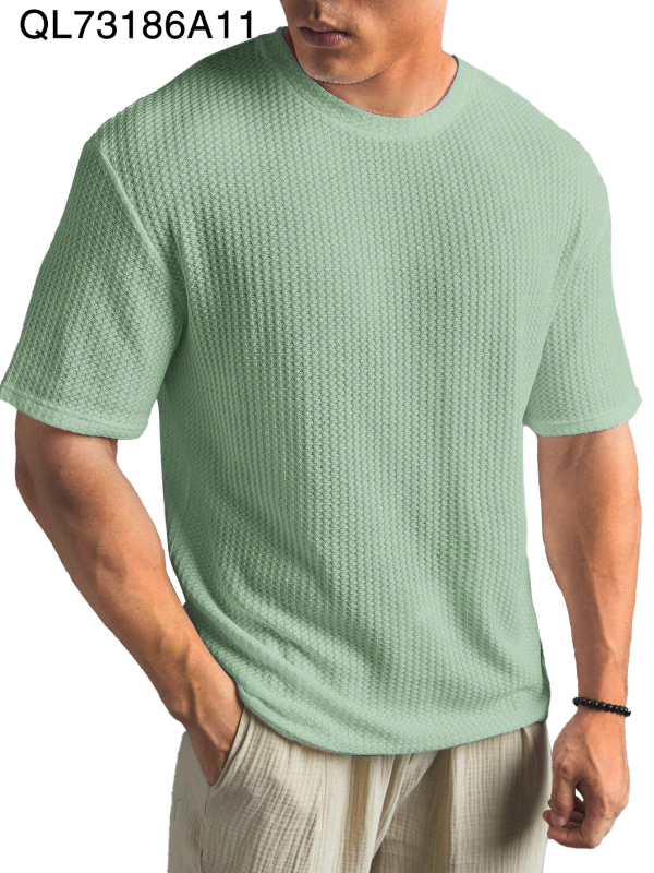 2024-es új, határokon átnyúló, plus size 1-17 mintás, férfi bő, divatos, rövid ujjú, hajtókás ing