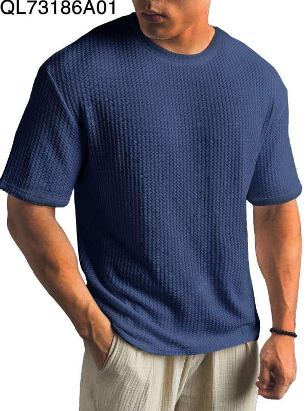 2024-es új, határokon átnyúló, plus size 1-17 mintás, férfi bő, divatos, rövid ujjú, hajtókás ing