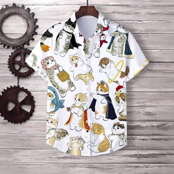 Τάση σχεδιασμού 2025, ανδρικό πουκάμισο 3D ψηφιακής εκτύπωσης για άνδρες, αμερικανικό νεανικό δημοφιλές, όχι με κουκούλα, εργοστασιακή έξοδος