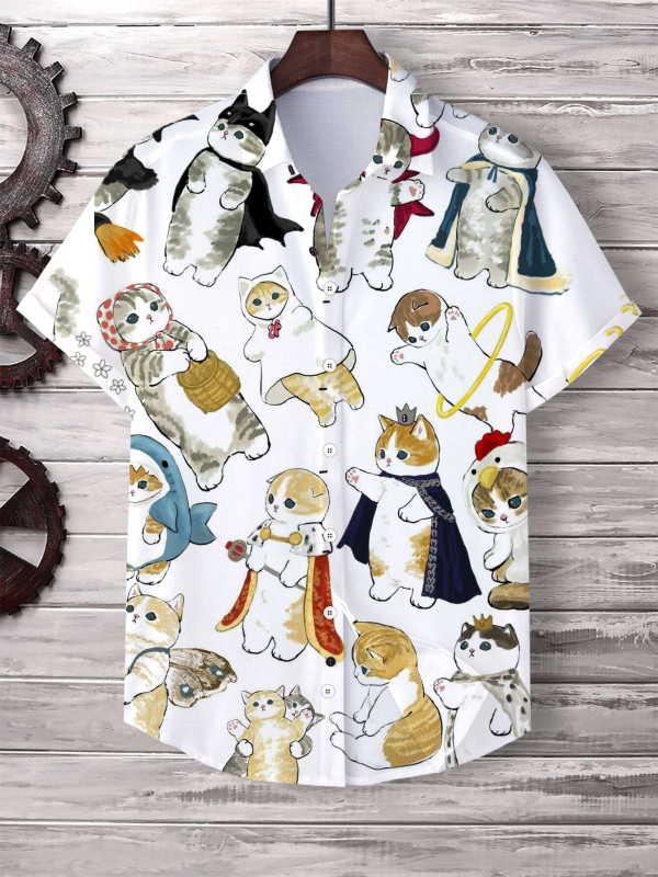 Trendový dizajn pánskej košele s 3D digitálnou tlačou z roku 2025, populárna americká mládežnícka továrenská predajňa bez kapucne