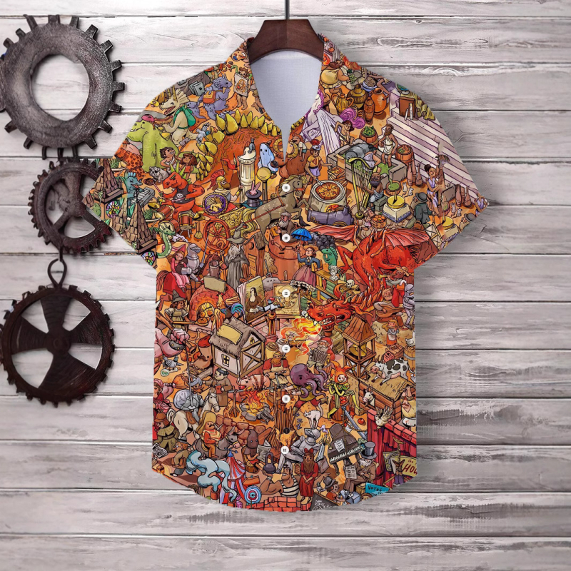 2025-ös dizájntrendű férfi 3D digitális nyomtatású férfi ing, amerikai fiataloknak népszerű, kapucnis, nem gyári outlet