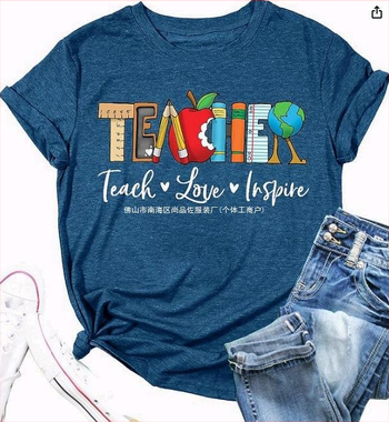 Jachetă pentru femei din comerț exterior, comerț electronic transfrontalier, tricou din bumbac colorat cu imprimeu de Crăciun de la Amazon