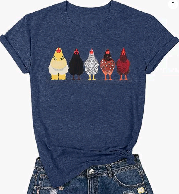 Jachetă pentru femei din comerț exterior, comerț electronic transfrontalier, tricou din bumbac colorat cu imprimeu de Crăciun de la Amazon