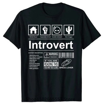 Vicces mondások Humor Introverek Vicc pólók Introvertált logó