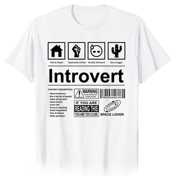 Vicces mondások Humor Introverek Vicc pólók Introvertált logó