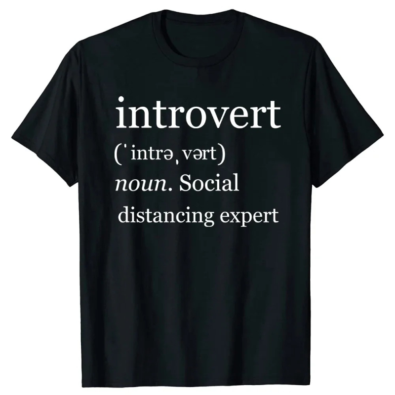 Naljakad ütlused Huumor Introverid Naljakad T-särgid Introvert Logo
