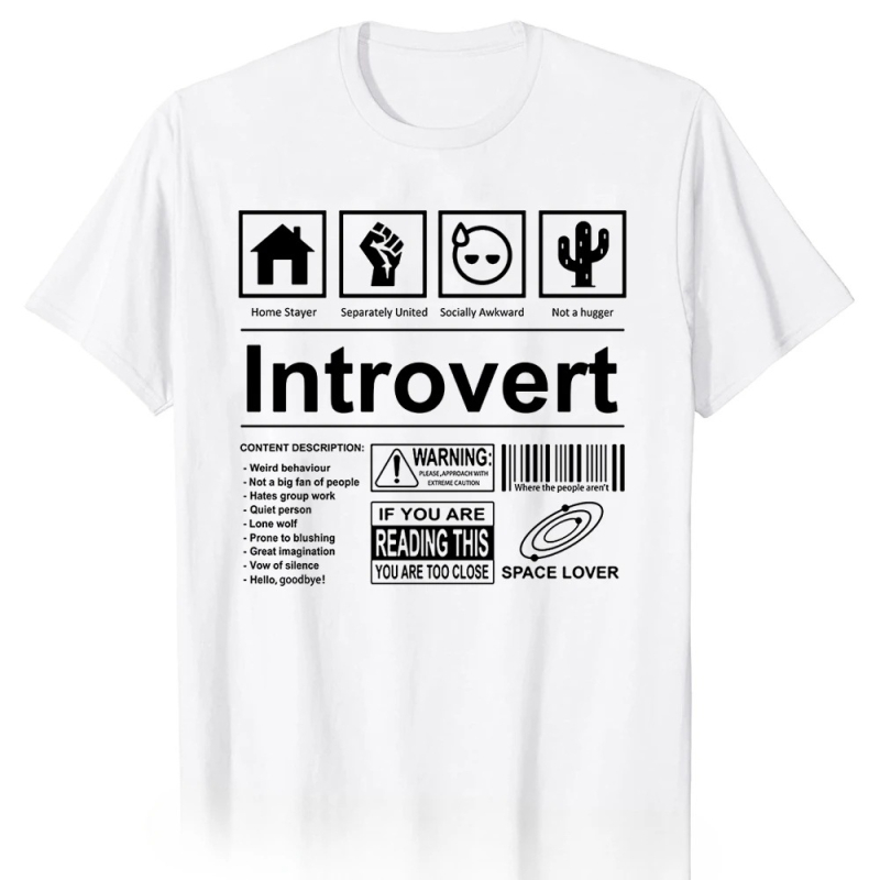 Vicces mondások Humor Introverek Vicc pólók Introvertált logó