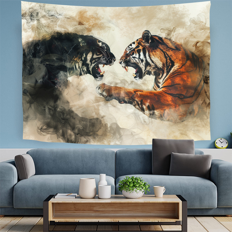 Naujas bohemiško stiliaus amerikietiško gobeleno užuolaidų fono dekoravimas namams, gobelenas, išskirtinis tiekimas tarpvalstybiniu mastu.