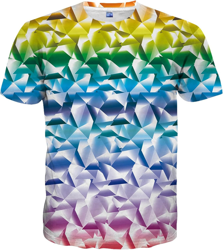 Európa és az Egyesült Államok határokon átnyúló macskamintás póló külkereskedelem 3D digitális nyomtatás rövid ujjú bő lezser kabát közvetlen értékesítés