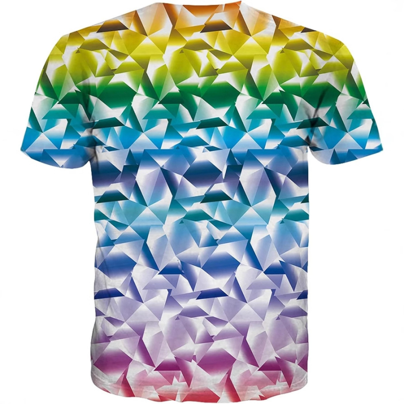 Európa és az Egyesült Államok határokon átnyúló macskamintás póló külkereskedelem 3D digitális nyomtatás rövid ujjú bő lezser kabát közvetlen értékesítés