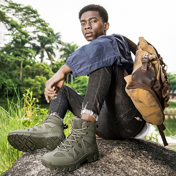 2024 cezhraničné taktické topánky pre väčšie veľkosti, turistické topánky, pánske tréningové topánky, outdoorové turistické topánky, púštne topánky, armádne topánky, priamy predaj z továrne