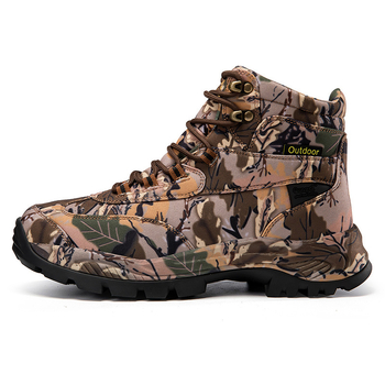 Vyriški lauko didelio dydžio užsienio prekybos maskuojamieji kariniai batai, neslystantys, atsparūs dilimui, vandeniui, paslėpti žygio medžioklės batai
