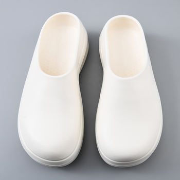 Šefo batai moterims, vasariniai, storo pado, „Baotou“, atsparūs dilimui, neslystantys, kvėpuojantys, EVA, nesmirdantys, vyriški šlepetės