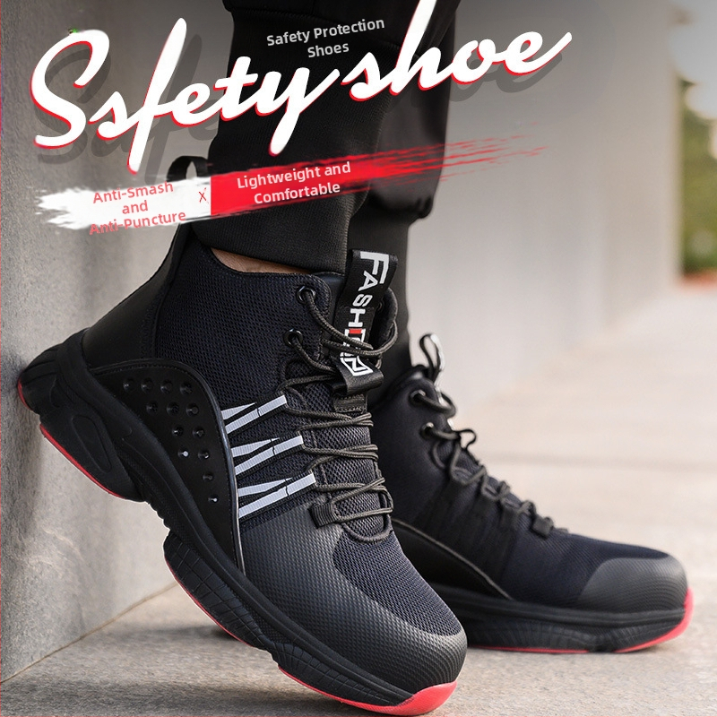 Мъжки обувки за защита на труда, леки, дезодориращи, устойчиви на удари и пробиване, със стоманено бомбе, удобни, дишащи, безопасни за работа, дамски зимни обувки, устойчиви на износване