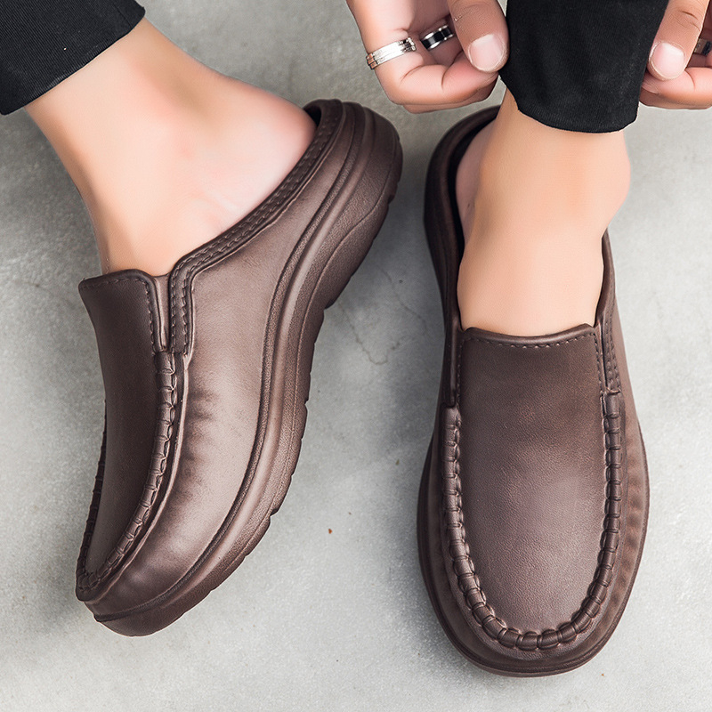 Pantofi de bucătar, pantofi de șofat simpli și casual, pantofi din piele la modă, mărime mare, export transfrontalier, mărimea 48, pantofi casual pentru bărbați