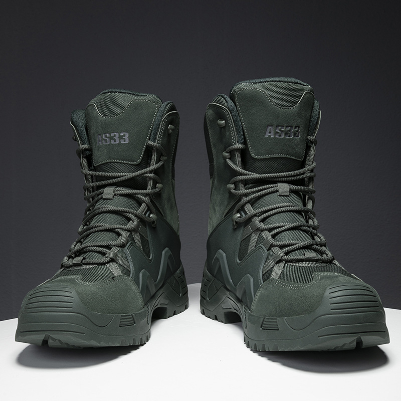 Cezhraničné 2023 Nové pánske turistické topánky s vysokým tlmením nárazov, bojové tréningové topánky, taktické tréningové topánky do púšte
