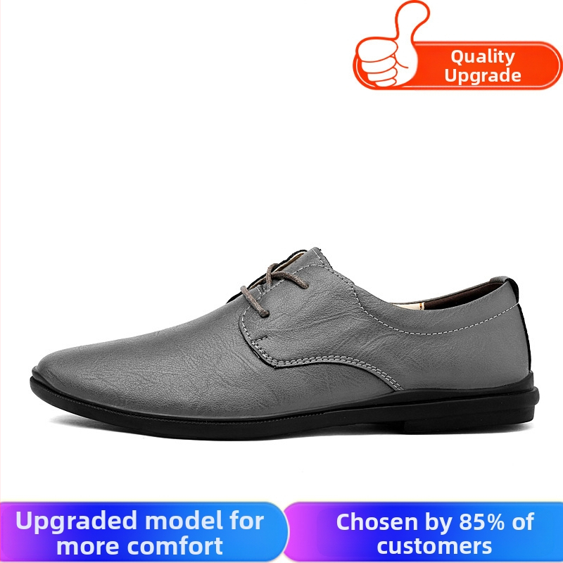 Pánske topánky Jar 2025 Nové špicaté nízke nohavice Business Casual topánky pre dospelých Pánske retro trendy malé kožené topánky