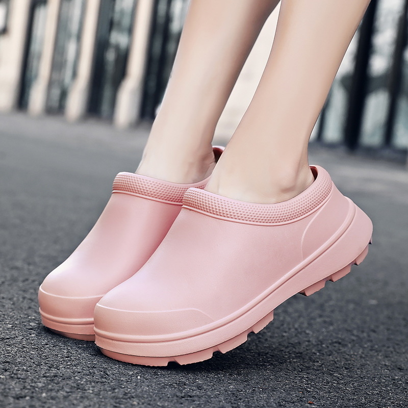 Vyriški, plius dydžio, slaugytojų, virėjų batai, vandeniui ir aliejui atsparūs, lengvi, atsparūs dėvėjimuisi, užmaunami batai.