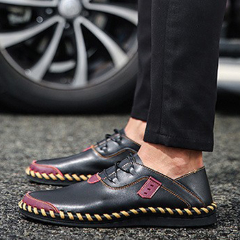 Casual Παπούτσια για υπαίθριες δραστηριότητες, Χειροποίητα ραμμένα, Crossborder, μεγάλα μεγέθη, Χειροποίητα δερμάτινα παπούτσια, Άνοιξη και Καλοκαίρι, Αναπνέοντα παπούτσια οδήγησης, Casual ανδρικά παπούτσια για επιχειρήσεις