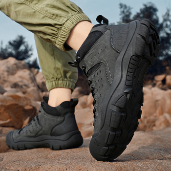Vyriški sportiniai batai, skirti žygiams pasienyje, nauji odiniai, atsparūs dėvėjimuisi, žygiams, laisvalaikiui, sportui, batai, skirti vasarai.