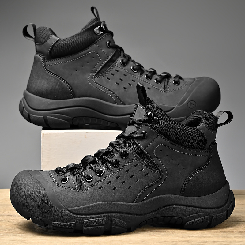 Vyriški sportiniai batai, skirti žygiams pasienyje, nauji odiniai, atsparūs dėvėjimuisi, žygiams, laisvalaikiui, sportui, batai, skirti vasarai.