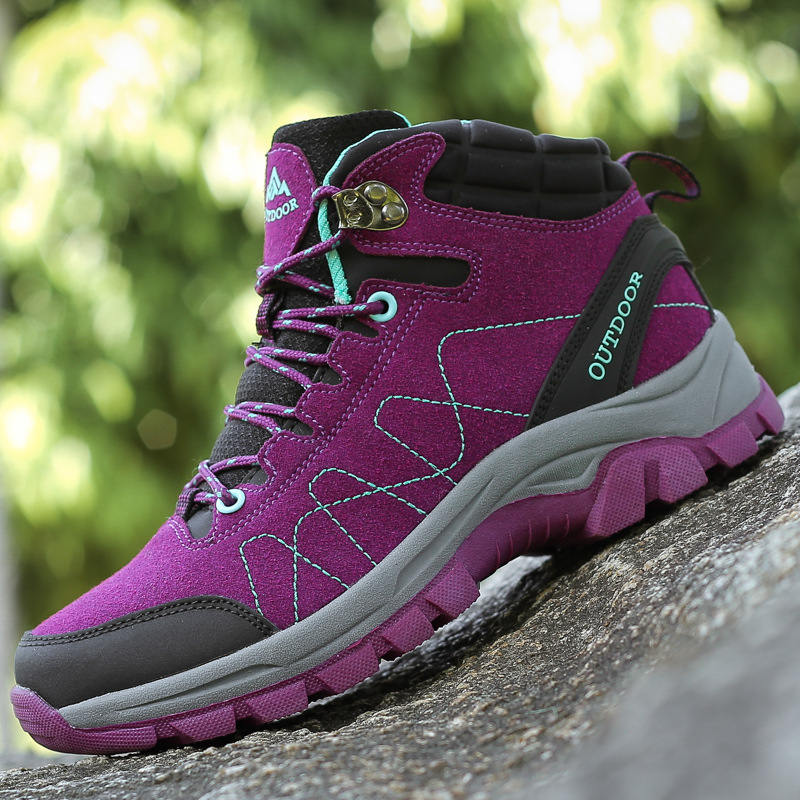 Határokon átnyúló, plus size túracipők, férfi magas szárú, páros kültéri cipők, férfi túracipők, polár béléssel, meleg pamut cipők, kopásálló alkalmi cipők férfiaknak