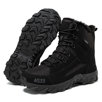 Ανδρικά παπούτσια με βαμβακερή επένδυση, ζεστά χειμωνιάτικα ανδρικά παπούτσια με επένδυση από φλις, 2023 νέα ανδρικά ρούχα εργασίας, μπότες Martin για υπαίθριες δραστηριότητες, μέγεθος 47