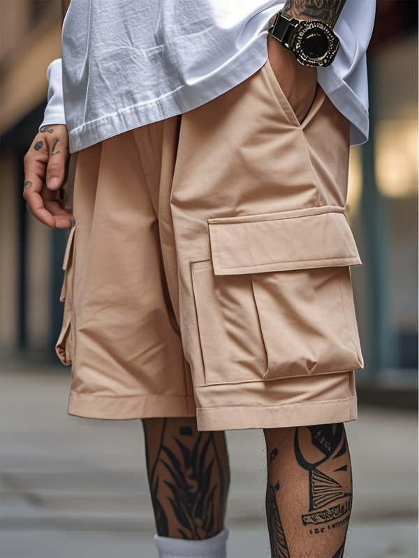 Meeste uued sirged tööriistapüksid, uued lahtised ühevärvilised õhukesed vabaajapüksid