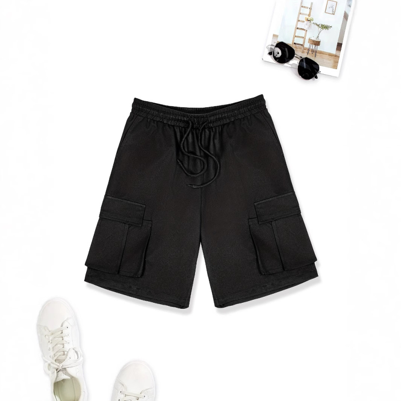 Meeste uued sirged tööriistapüksid, uued lahtised ühevärvilised õhukesed vabaajapüksid