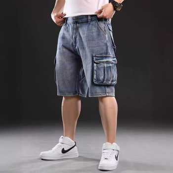 Vasaros mados funkciniai tiesūs įrankių šortai vyriški dizaino pojūčiai madingi prekės ženklo lauko sportiniai penkių taškų džinsai vyriški drabužiai