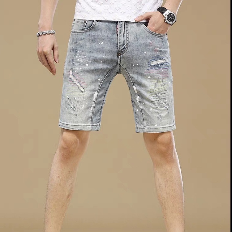 Vasaros mados funkciniai tiesūs įrankių šortai vyriški dizaino pojūčiai madingi prekės ženklo lauko sportiniai penkių taškų džinsai vyriški drabužiai