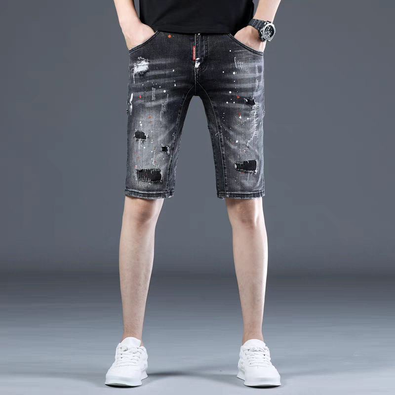 Vasaros mados funkciniai tiesūs įrankių šortai vyriški dizaino pojūčiai madingi prekės ženklo lauko sportiniai penkių taškų džinsai vyriški drabužiai