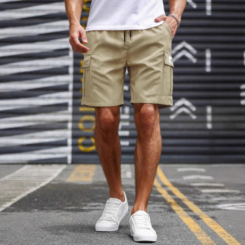 Pánske ležérne cargo šortky Crosshraničné, Talent Monster, letné, nové, pre voľný čas, fitness, tréning, cestovanie, športové cargo nohavice